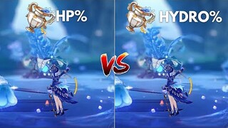 HP% vs HYDRO% !! BEST BUILD For FURINA? [GENSHIN IMPACT]