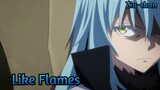 【Lyrics AMV】 Tensei shitara Slime Datta Ken 2nd Season Part 2 OP 『Like Flames - MindaRyn』