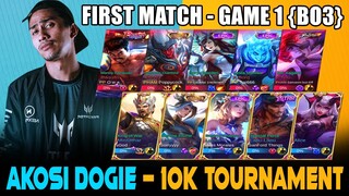 TEAM DOGIE VS JOHN DAVID TEAM [10K TOURNAMENT] | FIRST MATCH - GAME 1 {BO3]