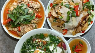 bắp chuối làm gì ngon. nấu như vầy là ngon nhất.