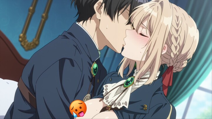 Violet evergarden kiss scene x maplestar🥵
