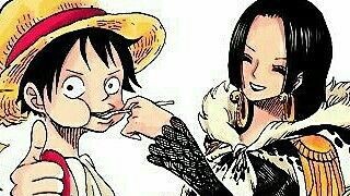 LUFFY X HANCOCK😍