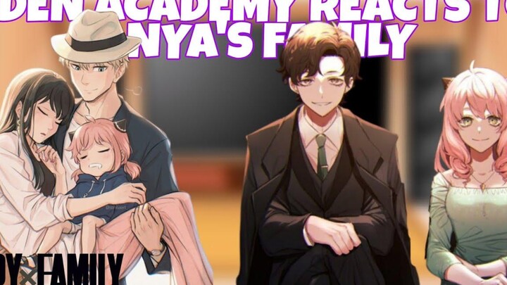 EDEN Academy ตอบสนองต่อครอบครัวของ ANYA (SPY X FAMILY) ANYA X DAMIAN