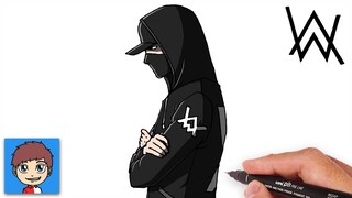 Cara Menggambar Alan Walker dengan Mudah – Gambar Alan Walker