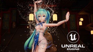 [MMD] [虚幻5] 初音ミク | 1, 2 Fanclub Remix : Giga-P いーあるふぁんくらぶ  4K