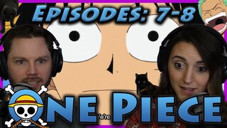 One Piece Anime Reaction Episodes 7 + 8  | Shanks and Buggy's Bromance!