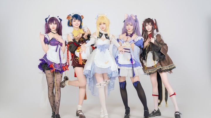 [Genshin Impact Maid Group] Are you really not interested in me? - Full song cover ❤Follow your hear