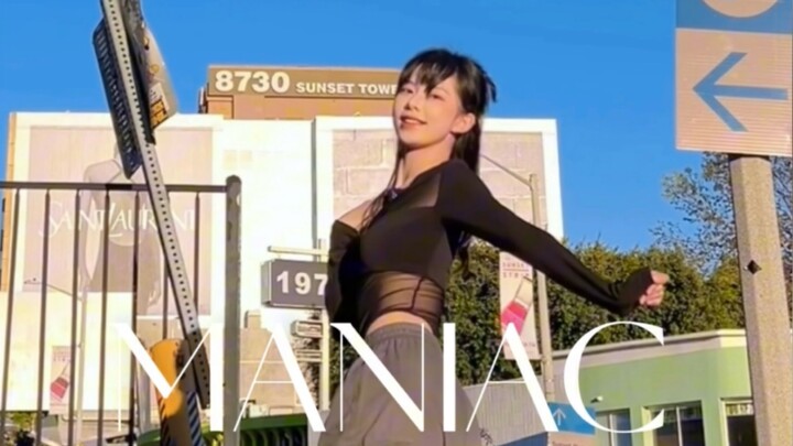 Today's dance practice｜First time dancing on the side of Sunset Boulevard in Los Angeles! VIVIZ - MA