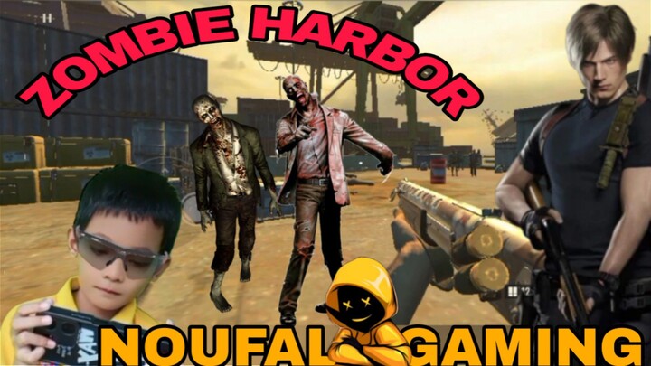 main game zombie harbor, tembak habis para zombie