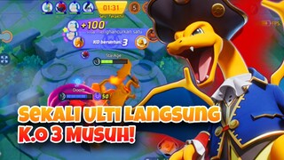 Sekali Ulti Langsung K.O 3 Musuh! - Montage Seismic Slam Charizard