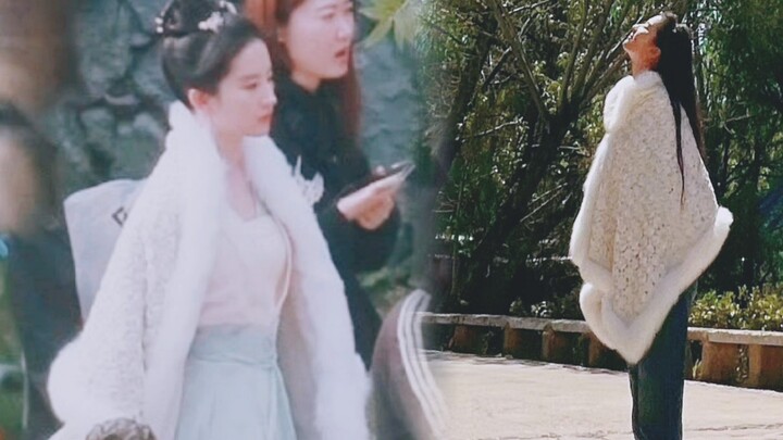 Saya selalu mengira selendang putih ini adalah kostum dari “Meng Hua Lu”, sampai Liu Yifei memakainy
