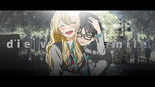 Kaori 🥀🕊️ || Die with a smile - Your Lie In April [AMV]