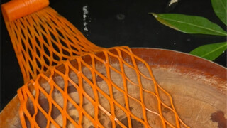 Membuat jaring ikan dengan wortel