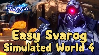 Simulated Universe World 4 F2P Full Run (The Hunt Path) | Honkai: Star Rail Svarog Boss Guide