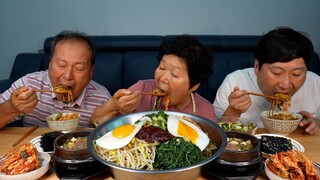 아삭한 열무김치 직접 담궈 만든 열무 보리비빔밥!! (Young Radish Kimchi and Barley Bibimbap) 요리&먹방!! - Mukbang eating show