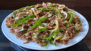 Resep daging sapi suwir terbaik terenak yang pernah saya makan