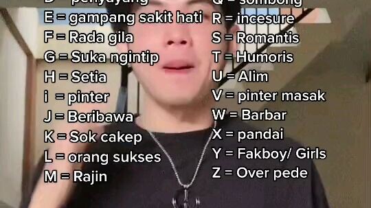 susun nama kamu 😄