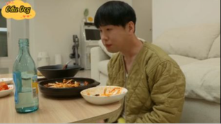 Bún kim chi, trứng chiên và rịu phần cuối #mukbang