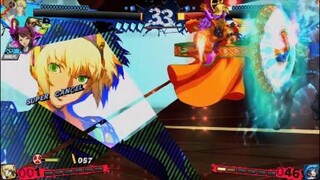 P4U2　最強アイギス　ドットからの超逆転コンボ