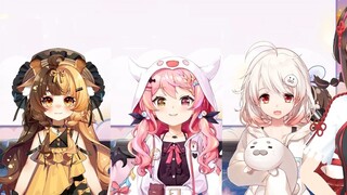 The reaction of three sisters when they were cheated by a bad woman - China Kizuna Ai IQ Tester