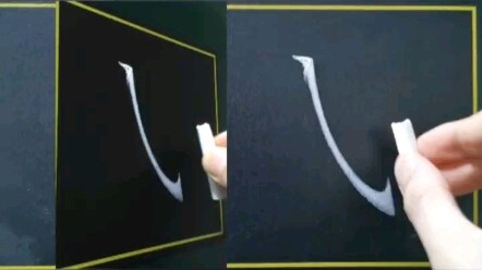 Chalkboard Writing Tutorial: Slanted Hook Stroke, Slanted Hook Tutorial, Teacher’s Chalkboard Writin