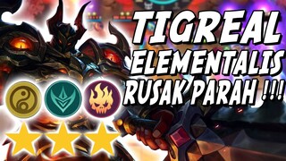 HYPER TIGREAL CADIA ELEMENTALIS ! MUSUH TAK BERGERAK COY ! SUMPAH RUSAAAAAAK INI !!!