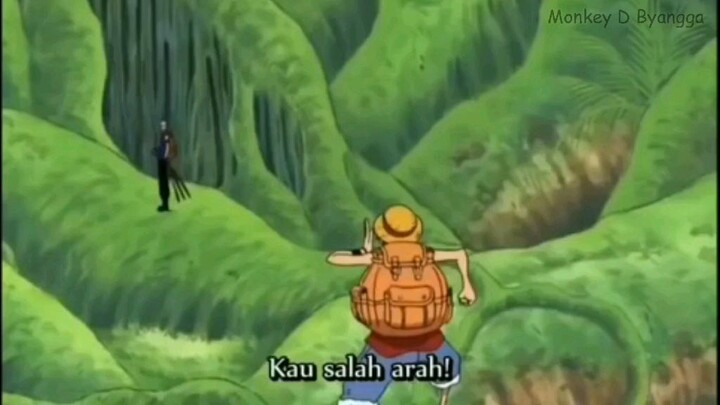 luffy ngebug moment