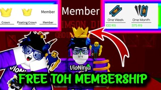 How To Get Free Membership in TOH (Tower of hell,Roblox)