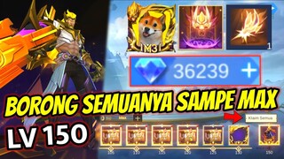 BORONG M3 PASS SAMPE LEVEL 150 MAX !! HABIS 100.000 DIAMONDS JUGA TETAP GUE BELI SKIN INI