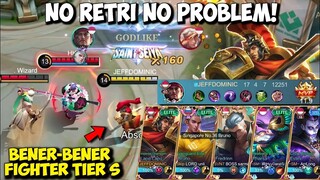 No Retri No Problem 😱 Udah Ga Heran Kalau Akhirnya Fighter Ini Harus Di Nerf!! Mobile Legends