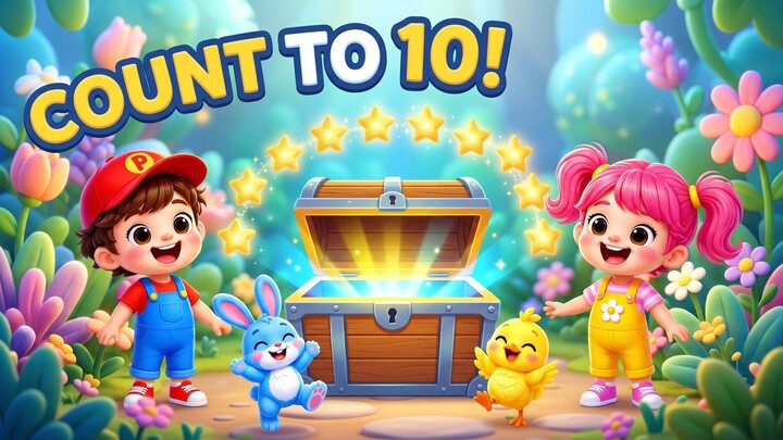数到10寻宝大冒险｜Count to 10 Treasure Hunt | Pip & Poppy