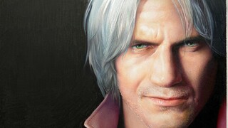 【ภาพวาดสีไม้】"Devil May Cry 5" ดันเต