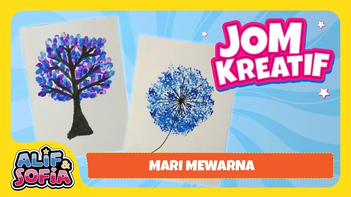 Jom Kreatif] Alif & Sofia | Mari Mewarna