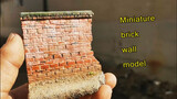 [Miniatur] Mendirikan Dinding Bata