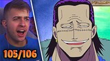 LUFFY CONFRONTS CROCODILE!! One Piece Episode 105/106 REACTION + REVIEW
