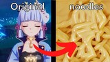 Ayaka, But It's In Noodles... | Genshin Impact Animation