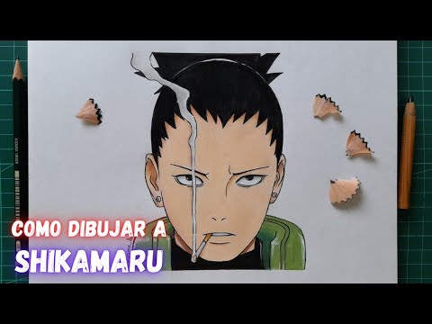Como dibujar a SHIKAMARU NARA paso a paso | How to draw Shikamaru - Naruto  - Bilibili