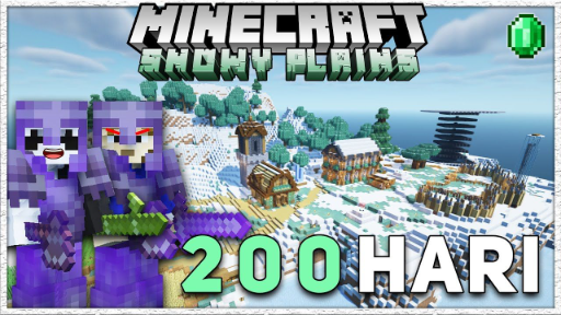 200 Hari Di Minecraft 1.18.1 Tapi SNOWY PLAINS Only (part 1)