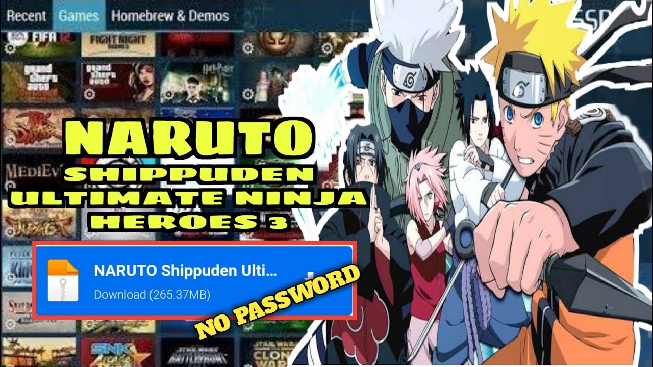 NARUTO SHIPPUDEN Ultimate Ninja 5 PPSSPP Android Offline Mod