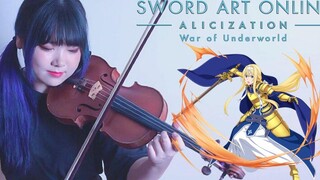 ปกไวโอลิน "LiSA --unlasting" ⚔️ (SAO Alicization --War of Underworld ED Sword Art Online) YuA Violin