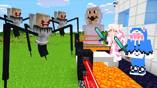 MOMON BUAT RUMAH AMAN UNTUK PASUKAN 1000 SKIBIDI TOILET ft @BANGJBLOX