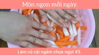 Làm củ cải ngâm chua ngọt p3