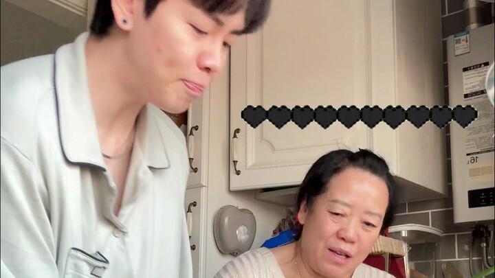 Confrontation Road Mother and Son