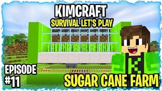 Sugar Cane Farm!|KimCraft Survival Let's Play Episode 11(Tagalog)