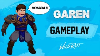 WILD RIFT - GAREN FULL GAMEPLAY