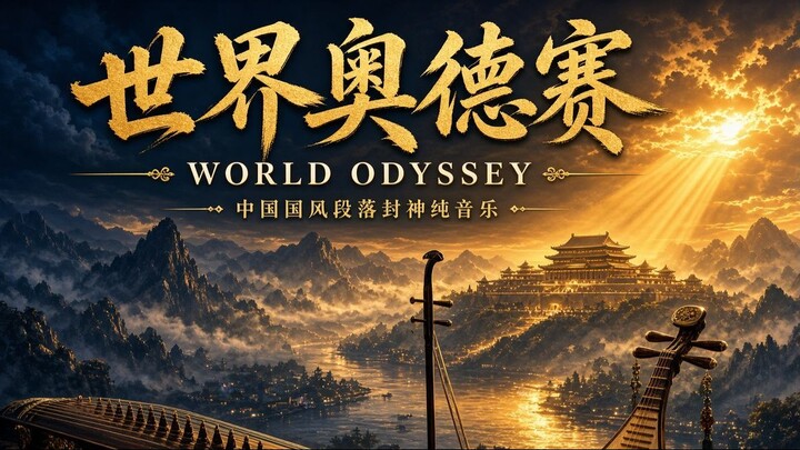 【史诗纯音乐】世界奥德赛 WORLD ODYSSEY｜中国国风段落封神！古筝二胡琵琶燃爆全场