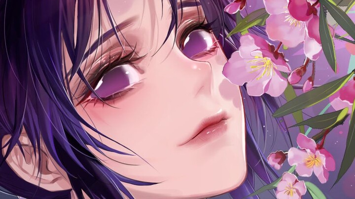 【เพ้นท์สี】วาดน้องสาวนินจาผีเสื้อของฉัน! ! ! ! !