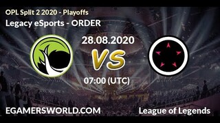 🔴LIVE VALORANT Legacy Esports VS ORDER (Bo3)