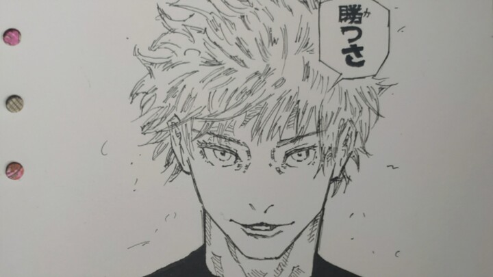 Hand-drawn Gojo Satoru. I admit that I was a little late to take advantage of the popularity of Gojo