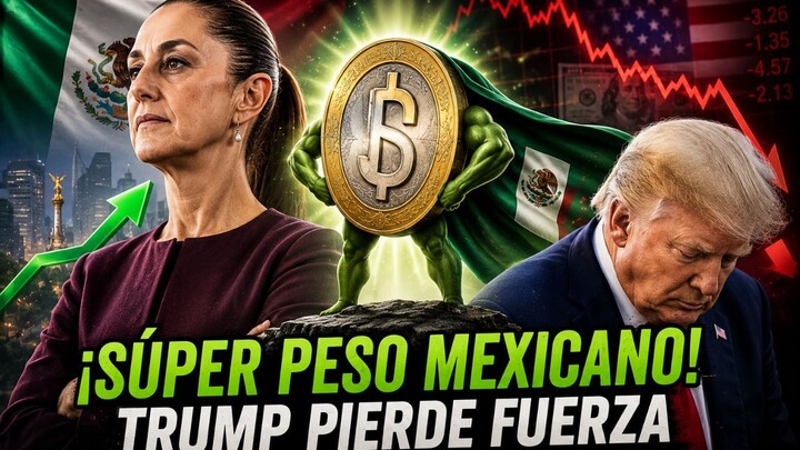 ¡EL PESO MEXICANO SE VUELVE “SÚPER”! ¿TRUMP ESTÁ DEBILITANDO AL DÓLAR_
